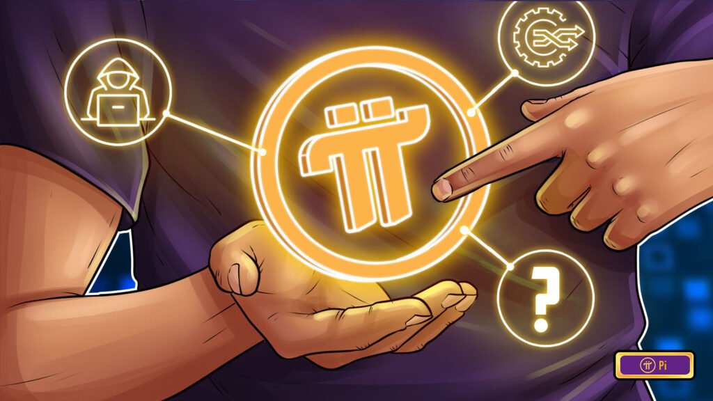 An image featuring the titles "What is Pi Coin" and "How to Sell Pi Coin," indicating a visual representation that serves as an informative resource for individuals interested in learning about Pi Coin and the process of selling it in the cryptocurrency market.